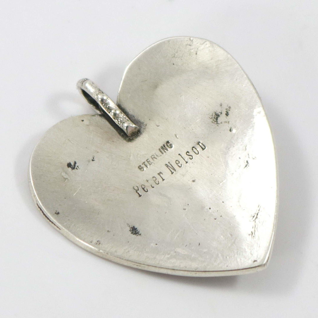 Coral Heart Pendant