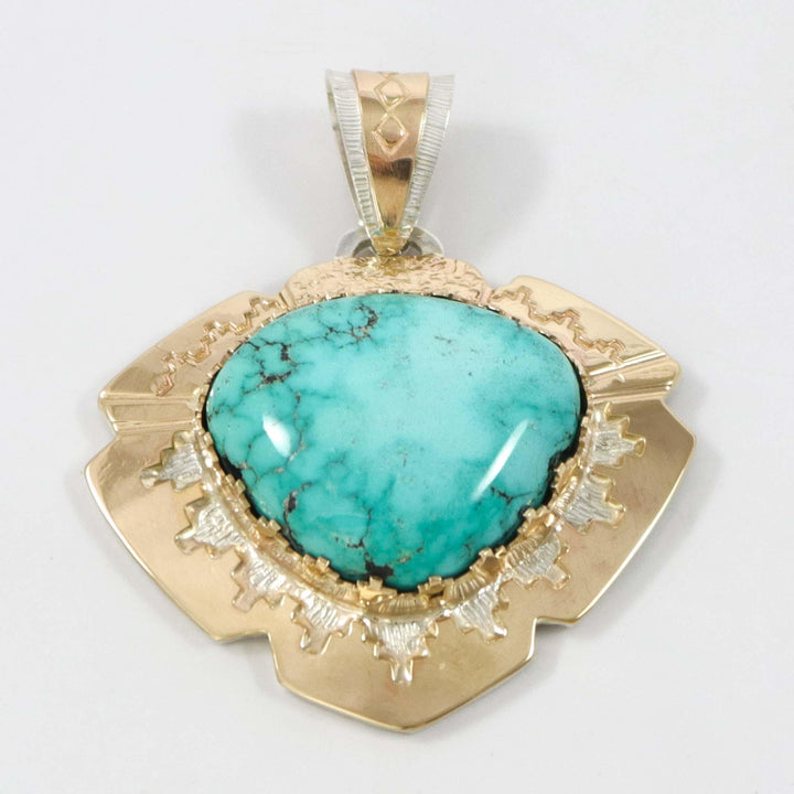 Lone Mountain Turquoise Pendant