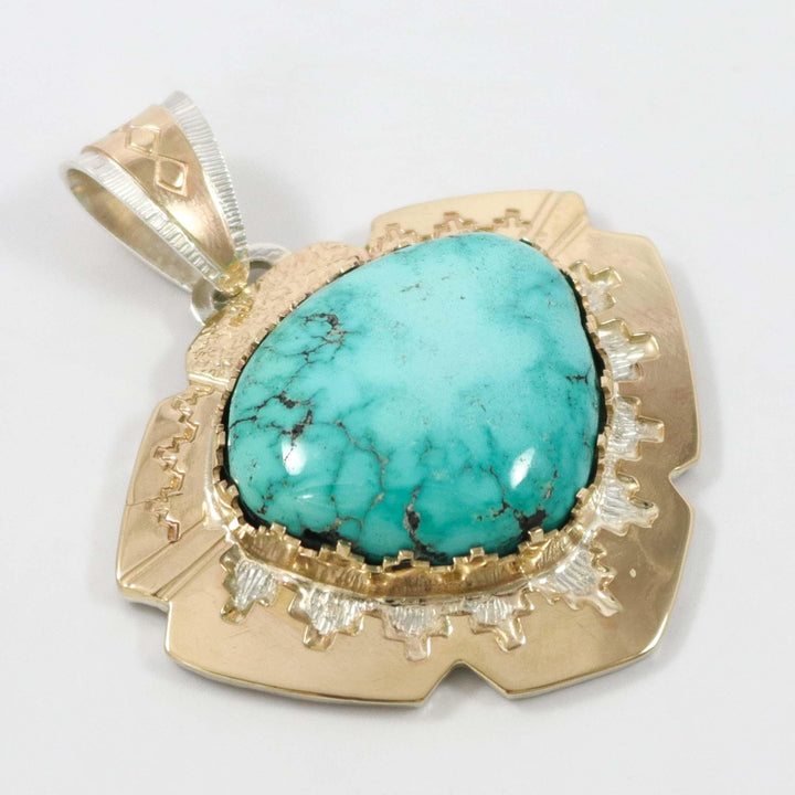 Lone Mountain Turquoise Pendant