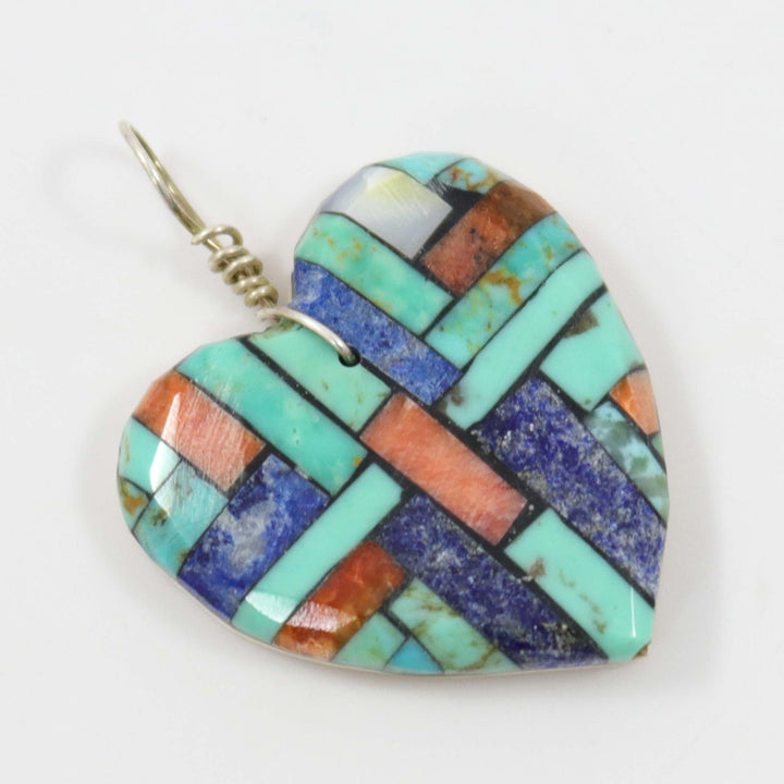 Inlay Heart Pendant