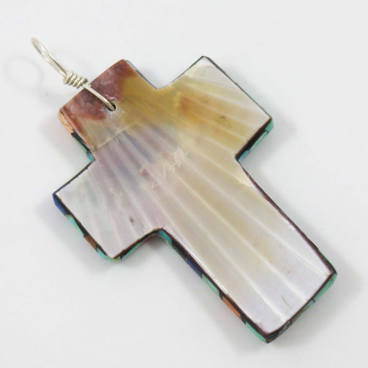 Inlay Cross Pendant