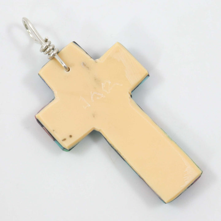 Inlay Cross Pendant