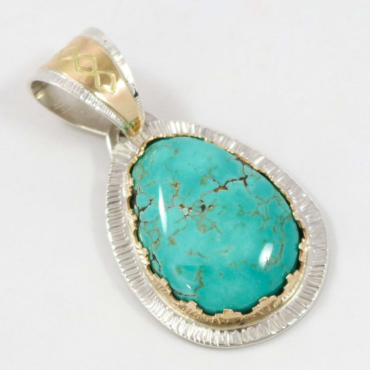 Lone Mountain Turquoise Pendant