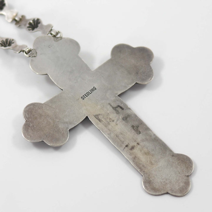 1940s Fred Harvey Cross Necklace