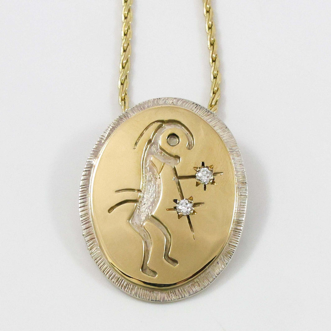 Starblower Pendant with Diamonds
