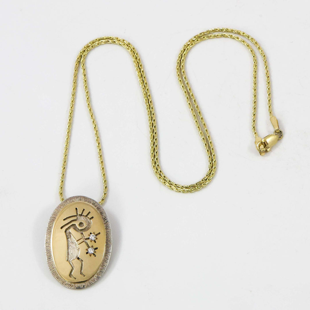 Starblower Pendant with Diamonds