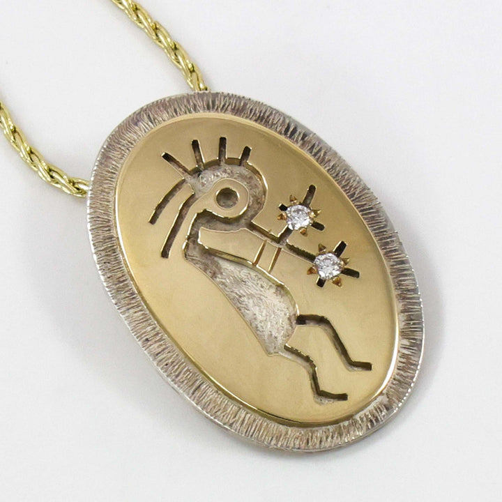 Starblower Pendant with Diamonds