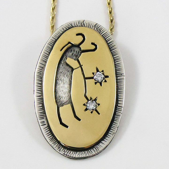 Starblower Pendant with Diamonds