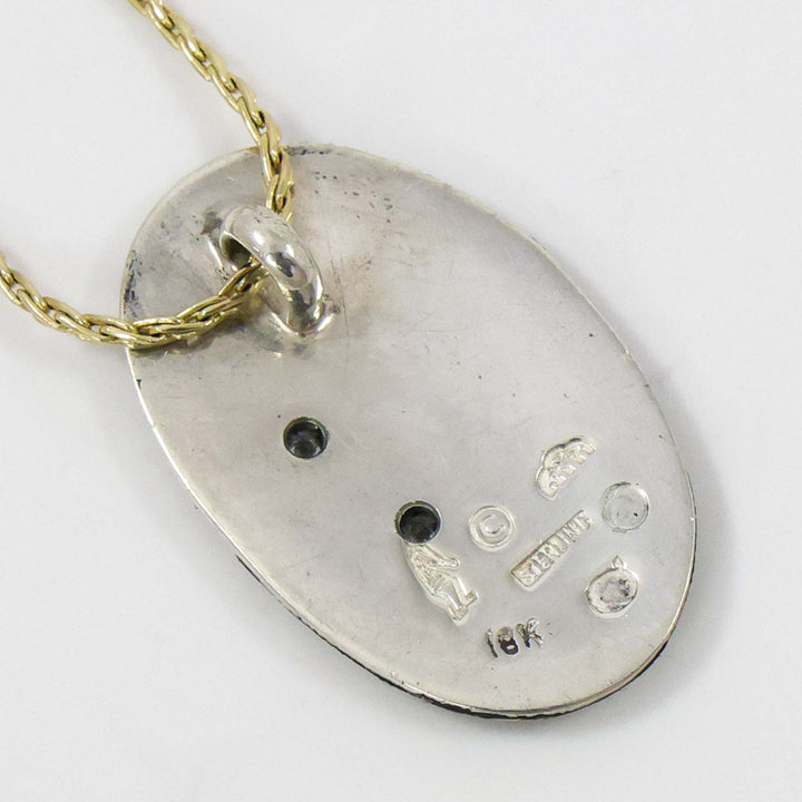 Starblower Pendant with Diamonds