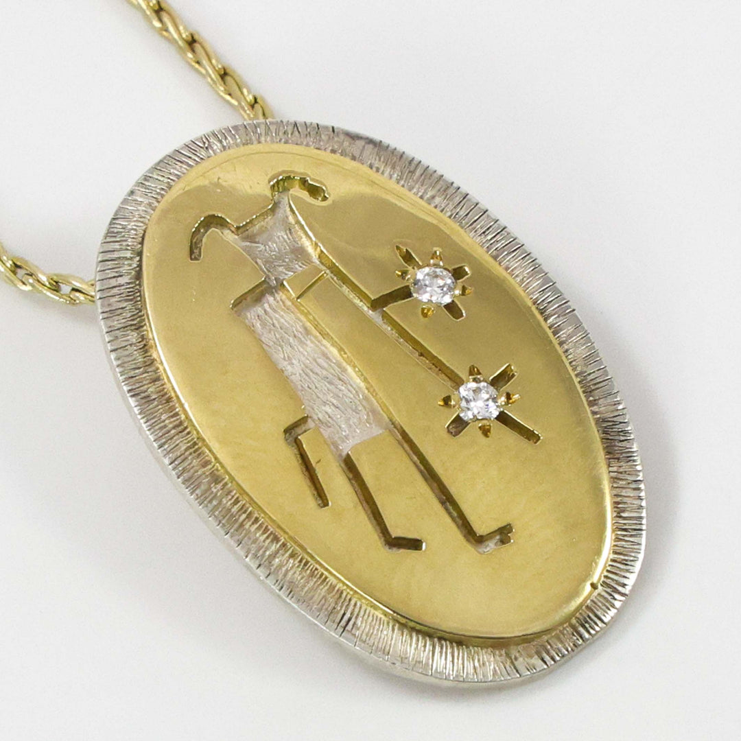 Starblower Pendant with Diamonds