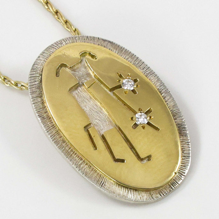 Starblower Pendant with Diamonds