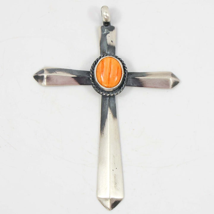 Spiny Oyster Cross Pendant