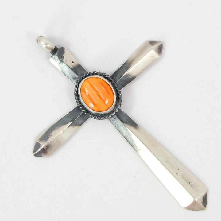 Spiny Oyster Cross Pendant
