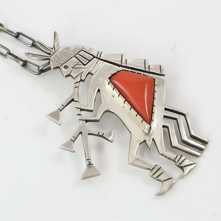 1970s Coral Starblower Pendant