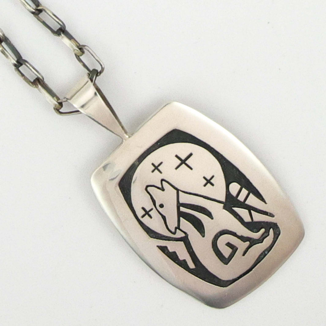 Hopi Coyote Pendant