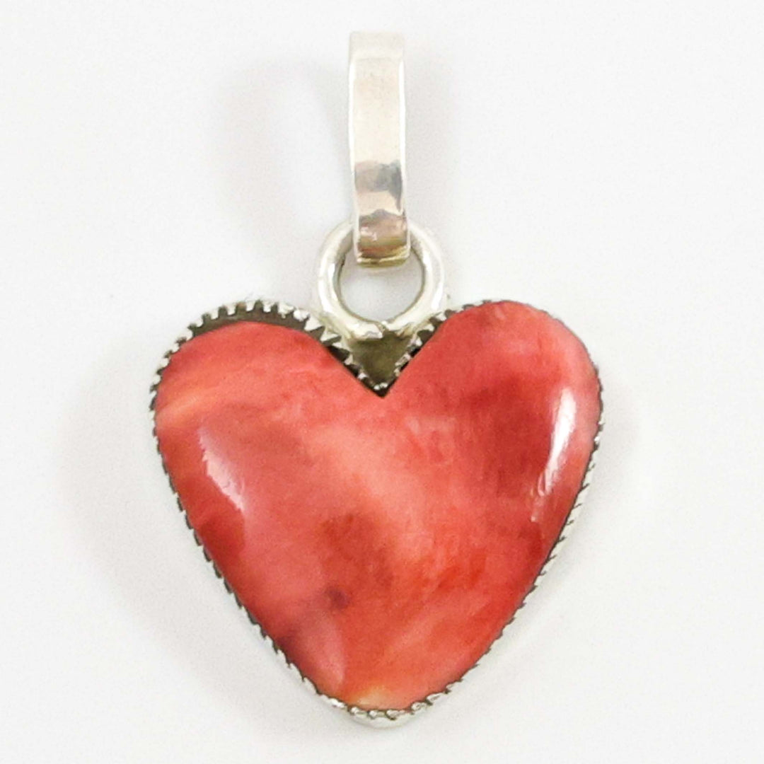 Spiny Oyster Shell Heart Pendant