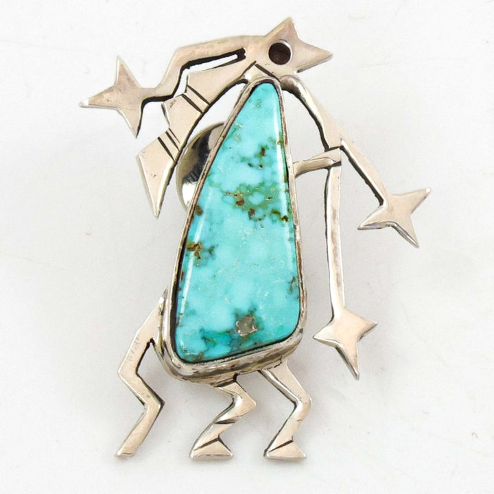 Turquoise Starblower Pin