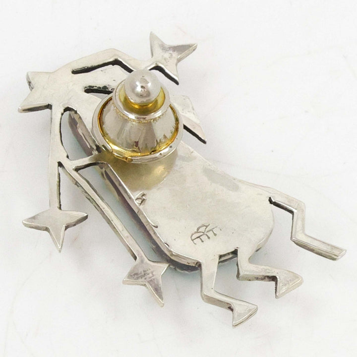 Turquoise Starblower Pin
