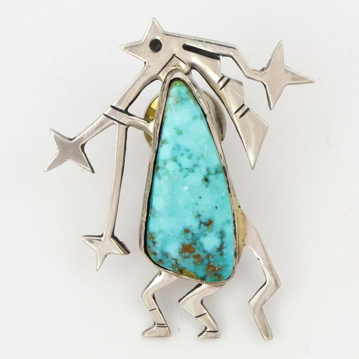 Turquoise Starblower Pin