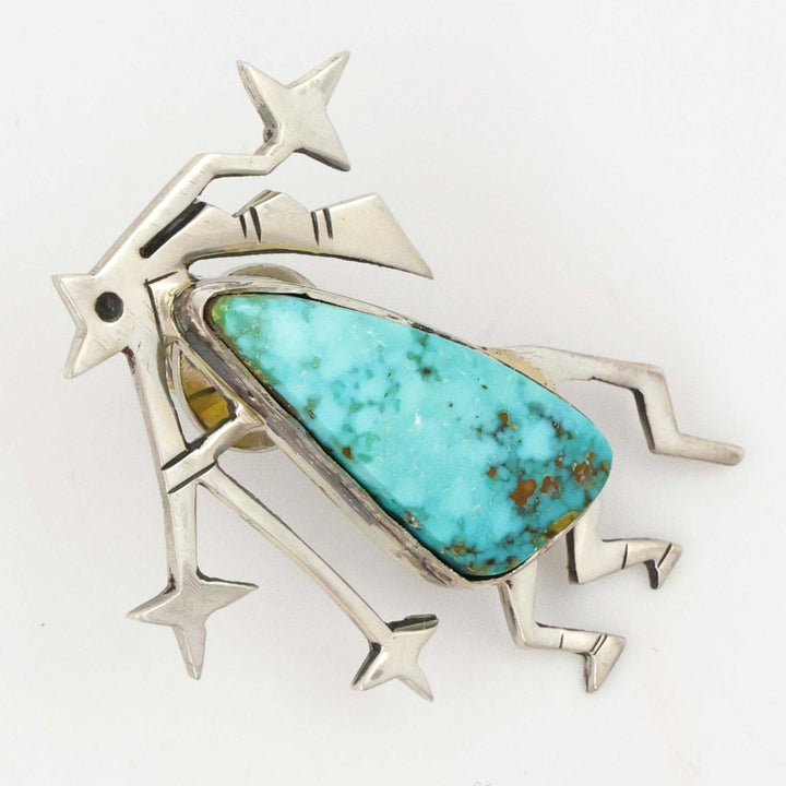 Turquoise Starblower Pin