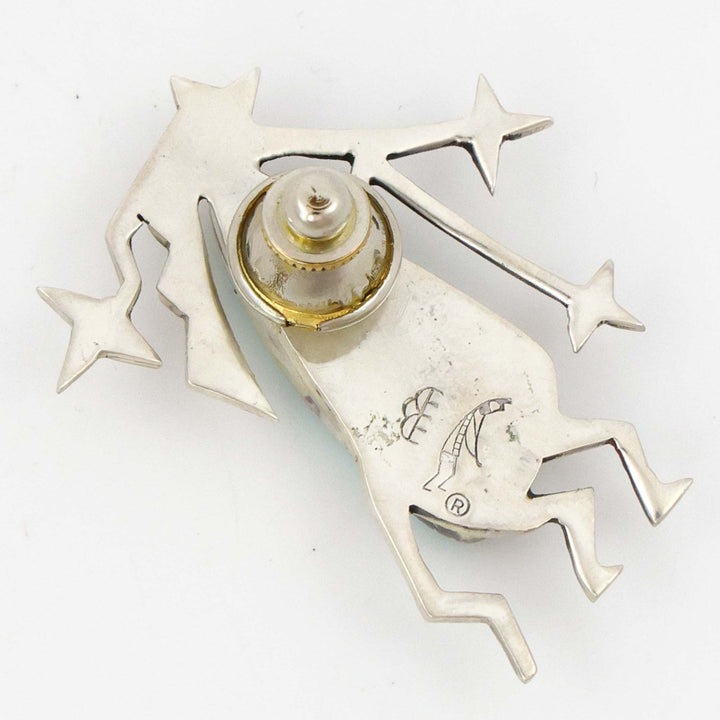 Turquoise Starblower Pin