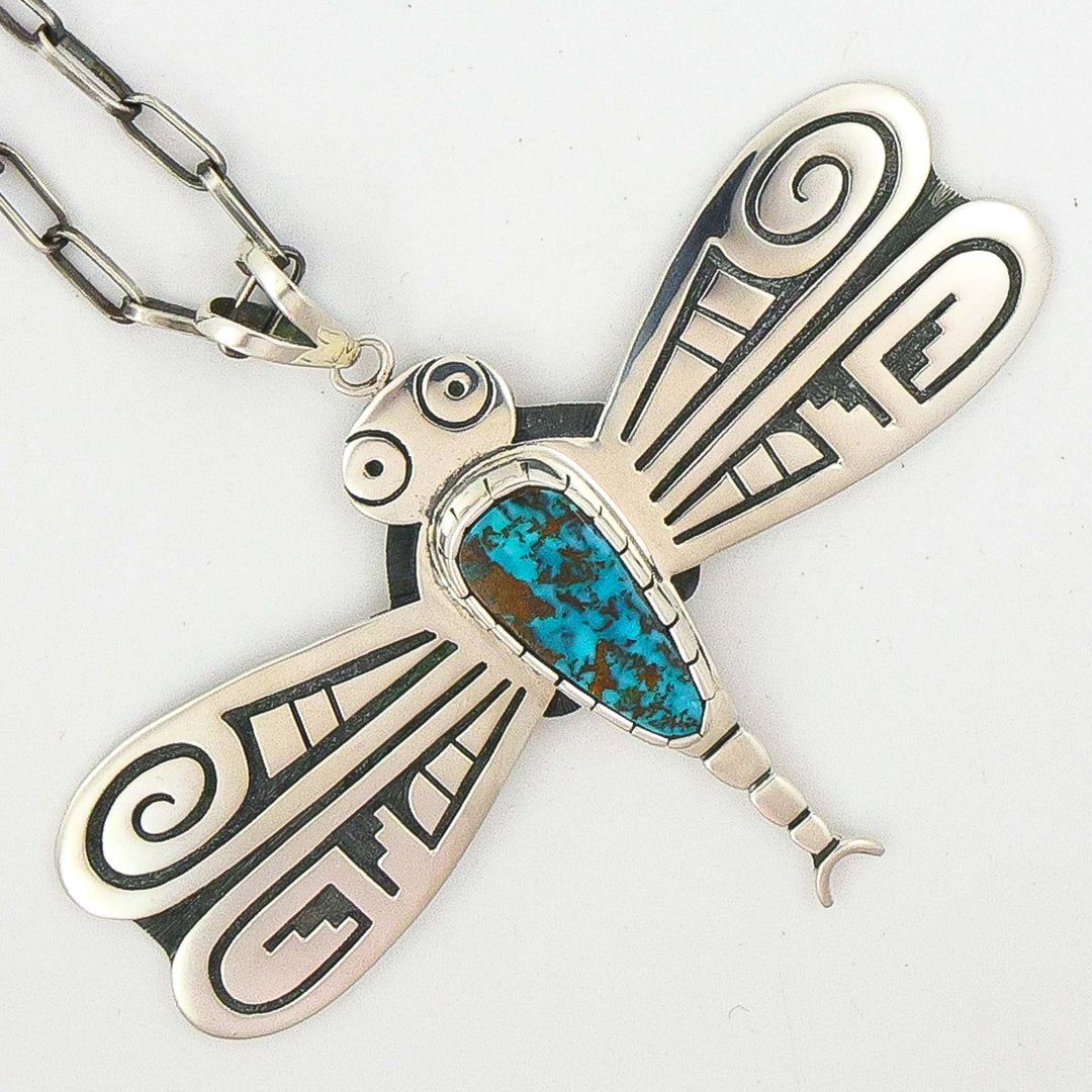 Turquoise Dragonfly Pendant
