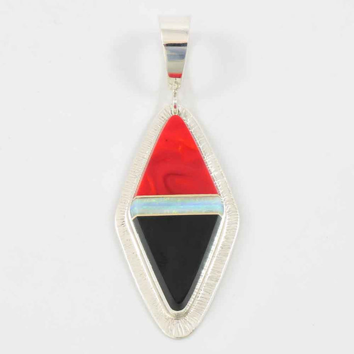 Multi-Stone Inlay Pendant