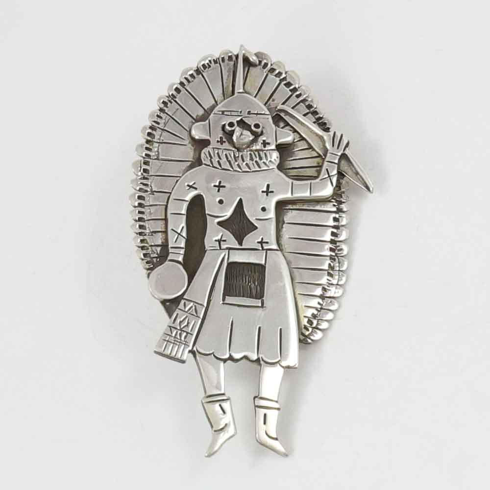 Blue Star Kachina Coat Pin