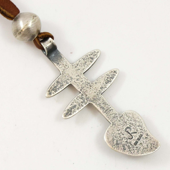 Turquoise Pueblo Cross Pendant