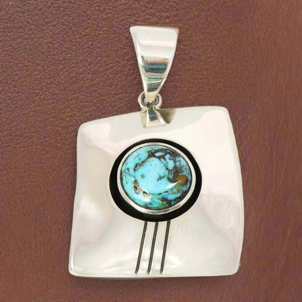 Red Mountain Turquoise Pendant