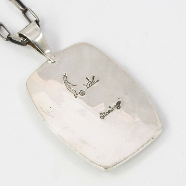Hummingbird and Flower Pendant