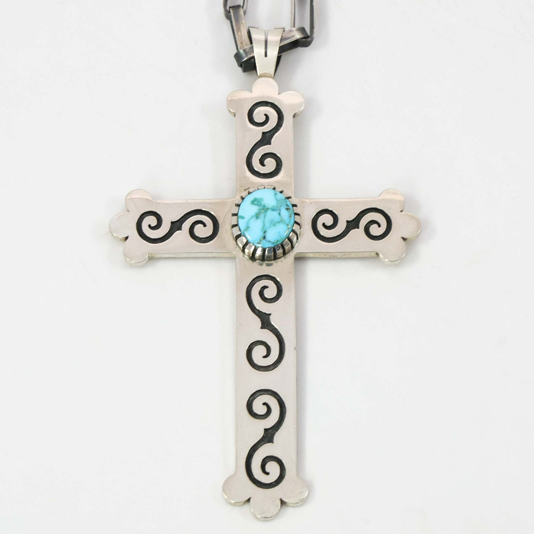 Turquoise Cross Pendant