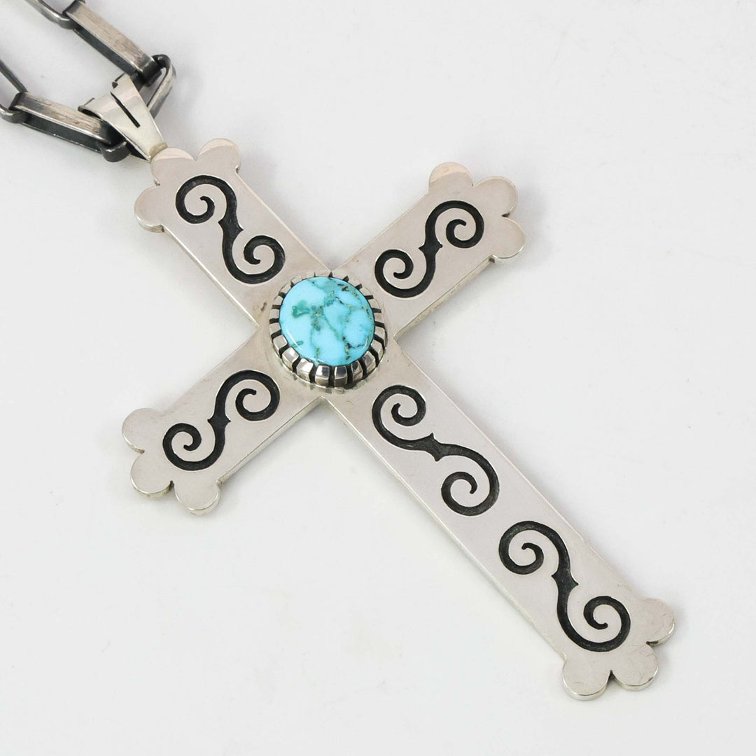 Turquoise Cross Pendant