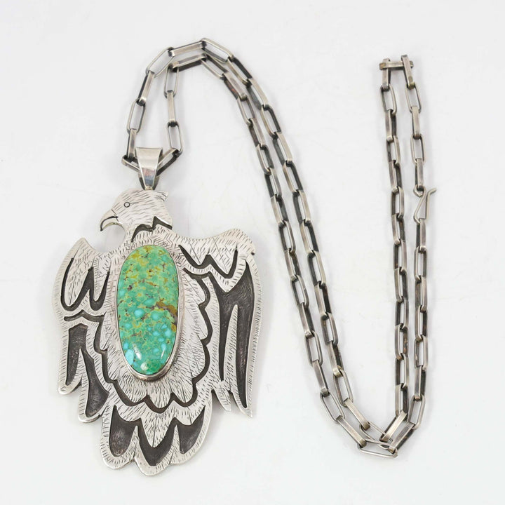 Turquoise Mountain Eagle Pendant