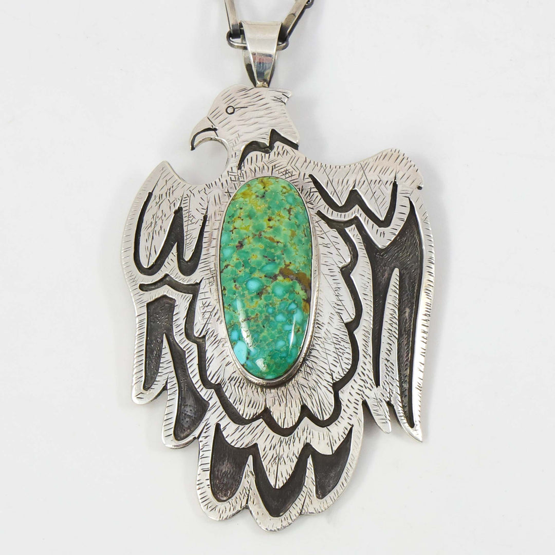 Turquoise Mountain Eagle Pendant