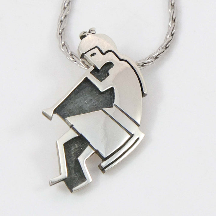 1980s Flute Player Pendant