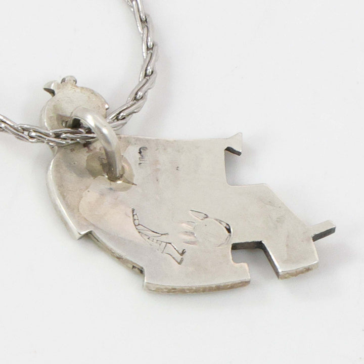 1980s Flute Player Pendant