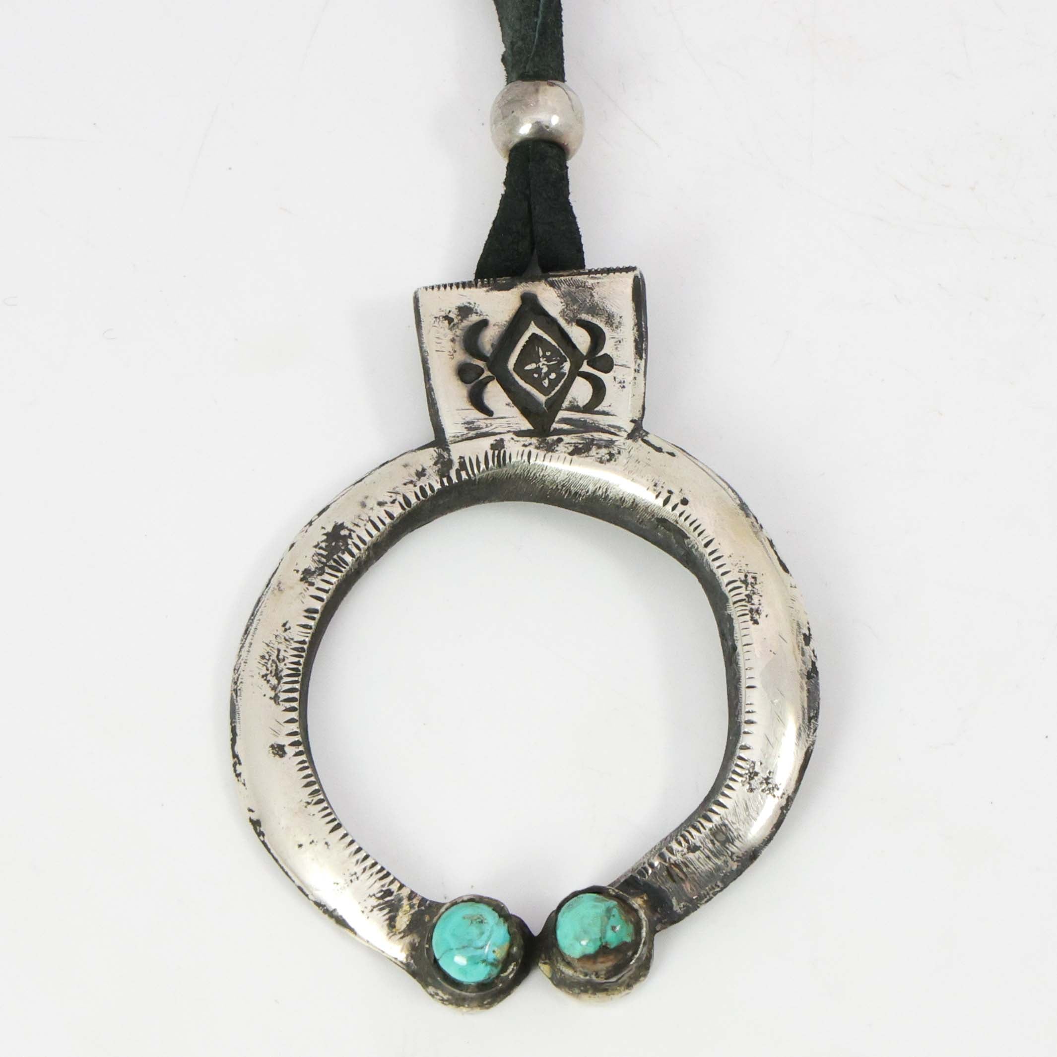 Kathleen Yazzie キャスリーンヤジー トップnavajo Z Kathy Yazzie - Navajo JewelryEarrings - Hook#8 Turquoise