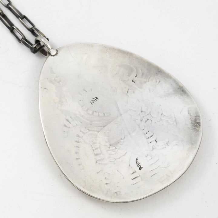 Butterfly and Flower Pendant