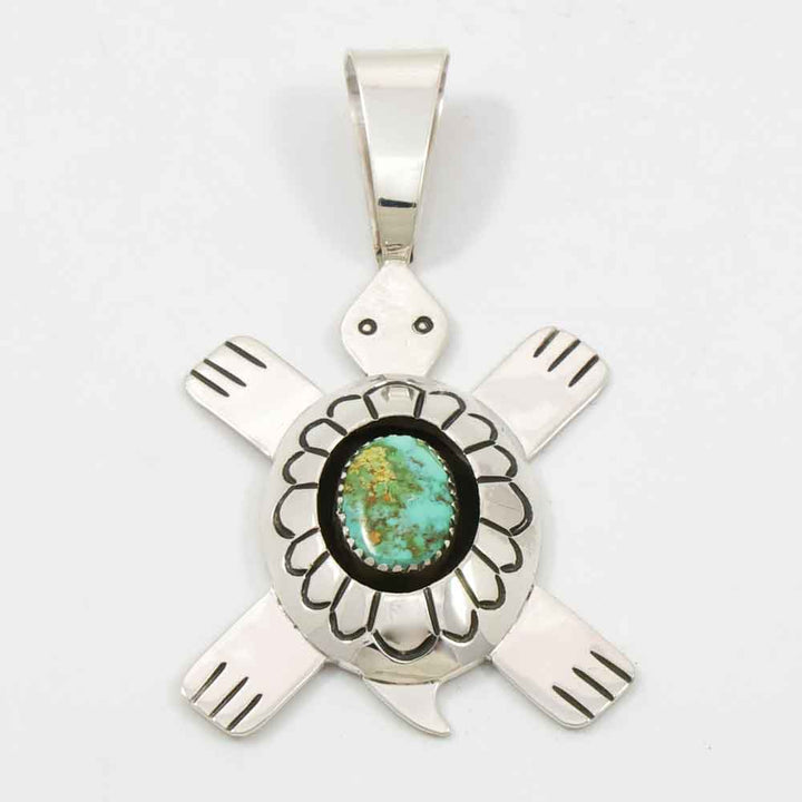 Turquoise Turtle Pendant