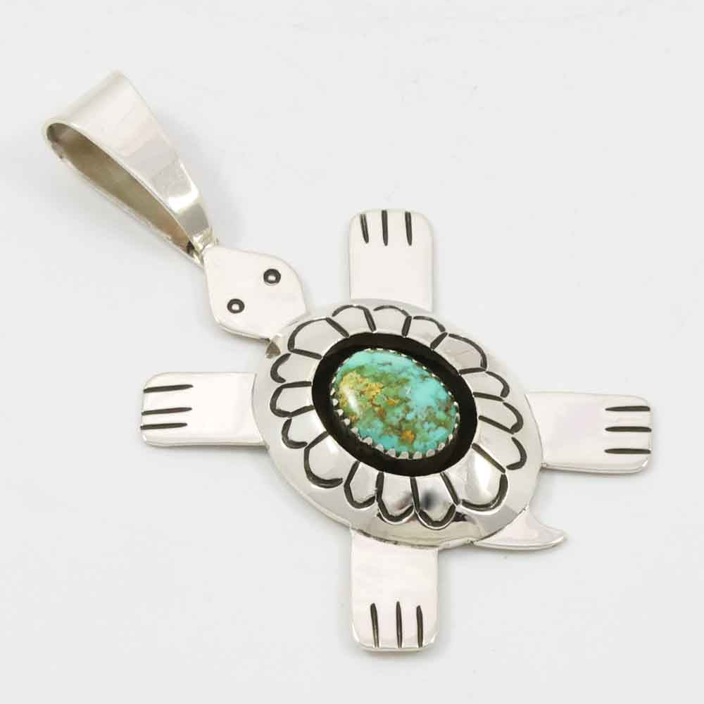 Turquoise Turtle Pendant