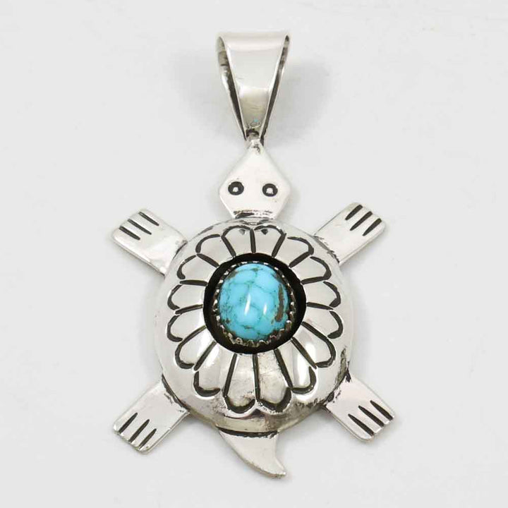 Turquoise Turtle Pendant