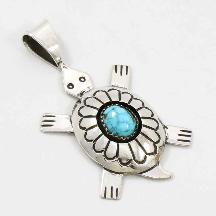 Turquoise Turtle Pendant