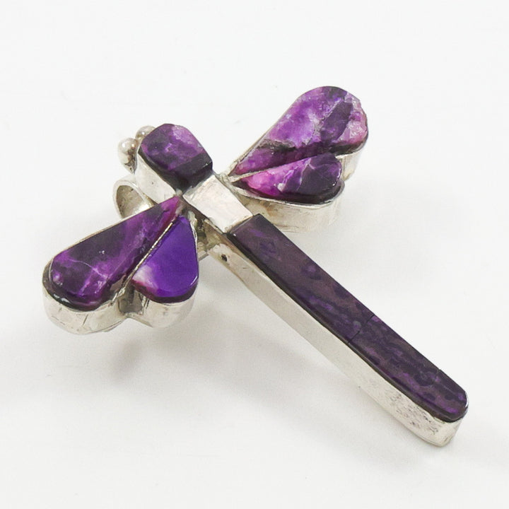 Sugilite Dragonfly Pin and Pendant