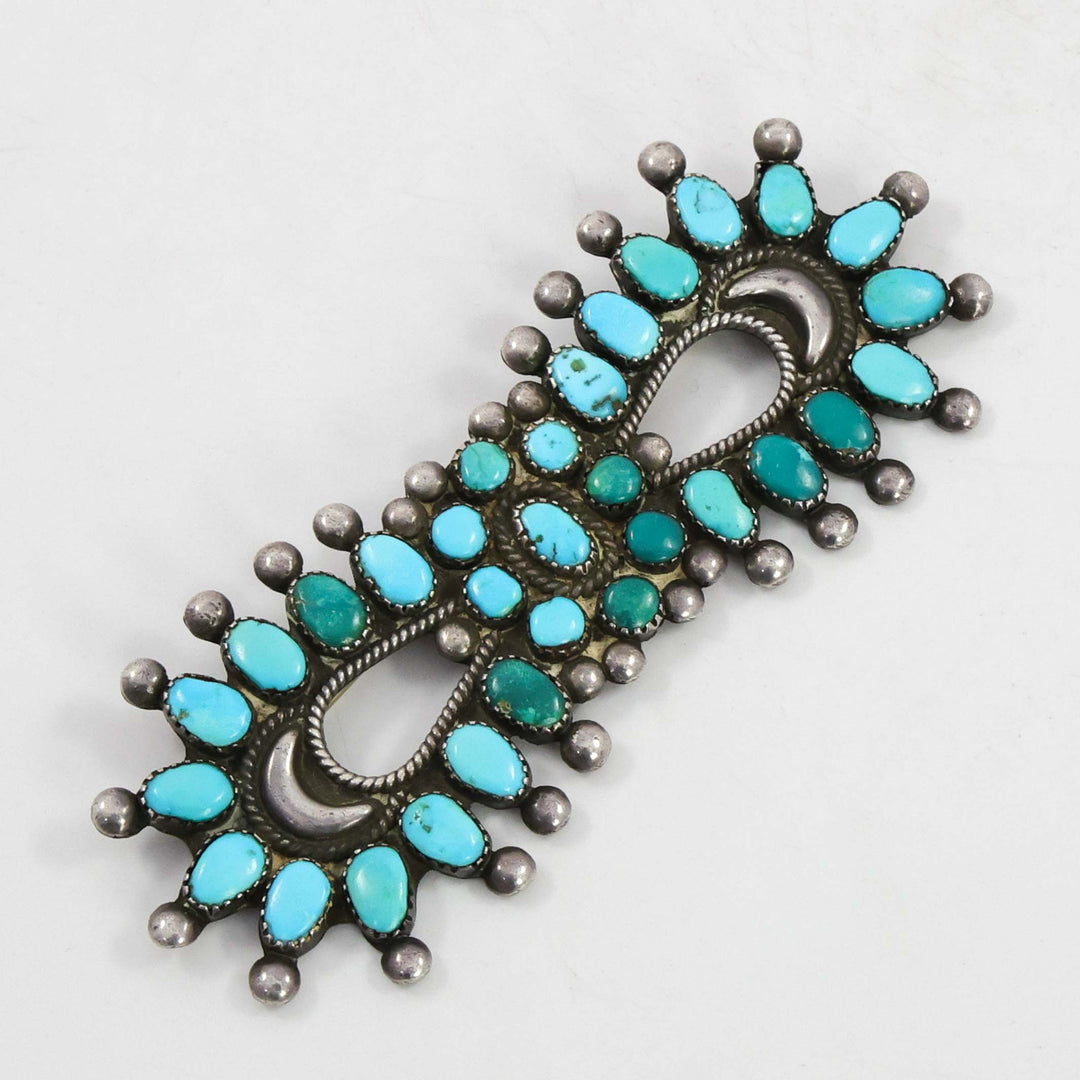 1940s Turquoise Cluster Pin