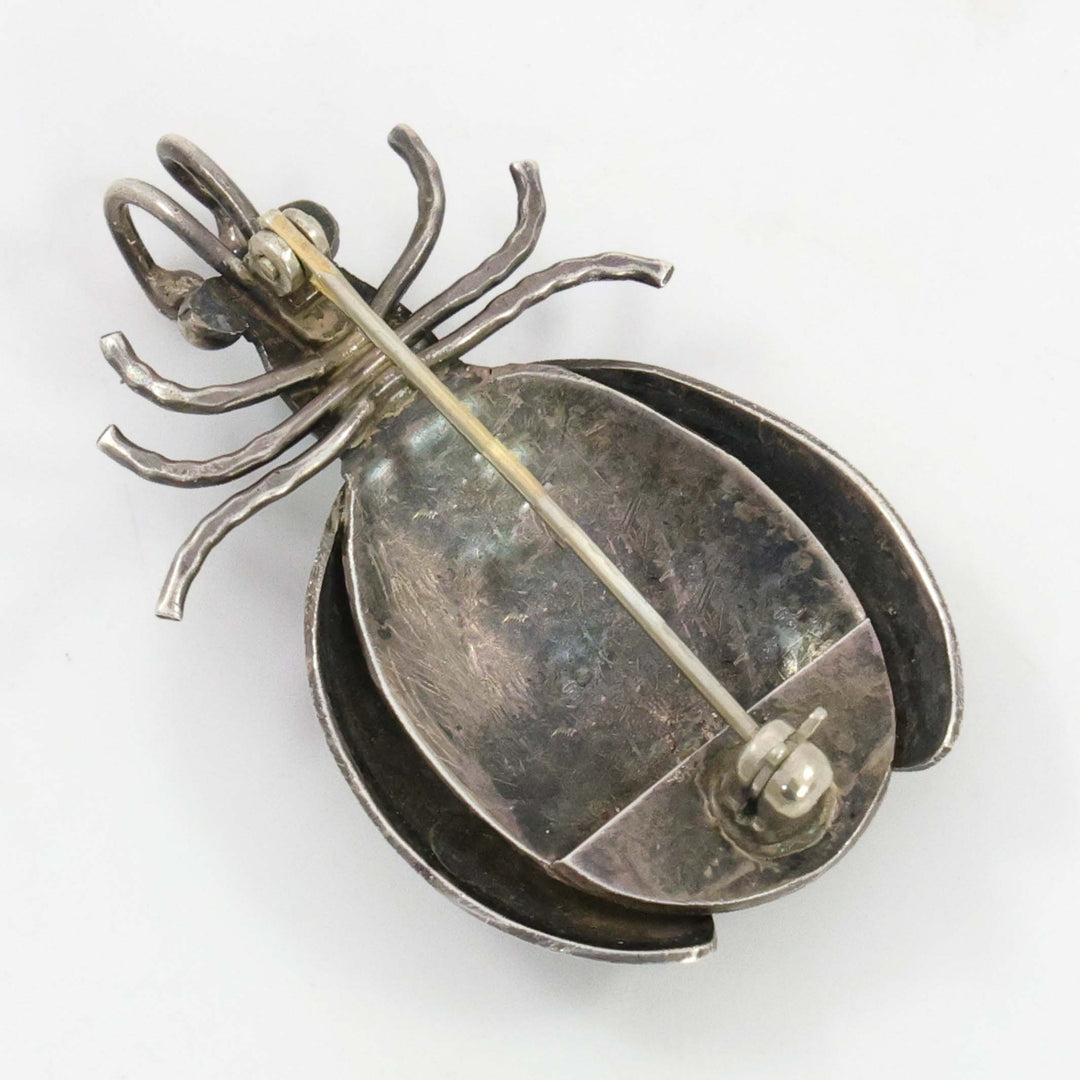 1940s Turquoise Beetle Pin