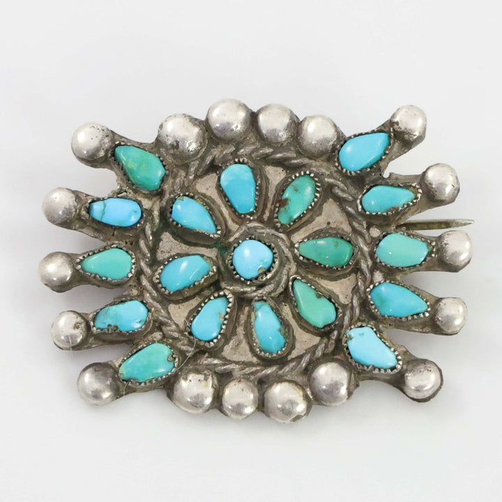 1940s Turquoise Pin
