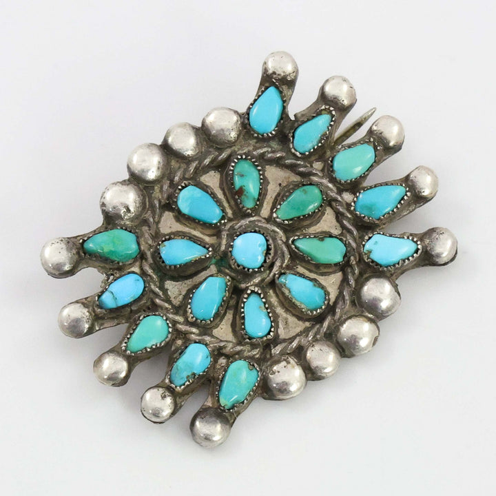 1940s Turquoise Pin