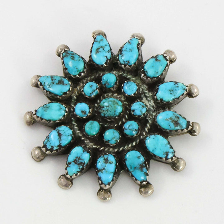 1940s Turquoise Pin