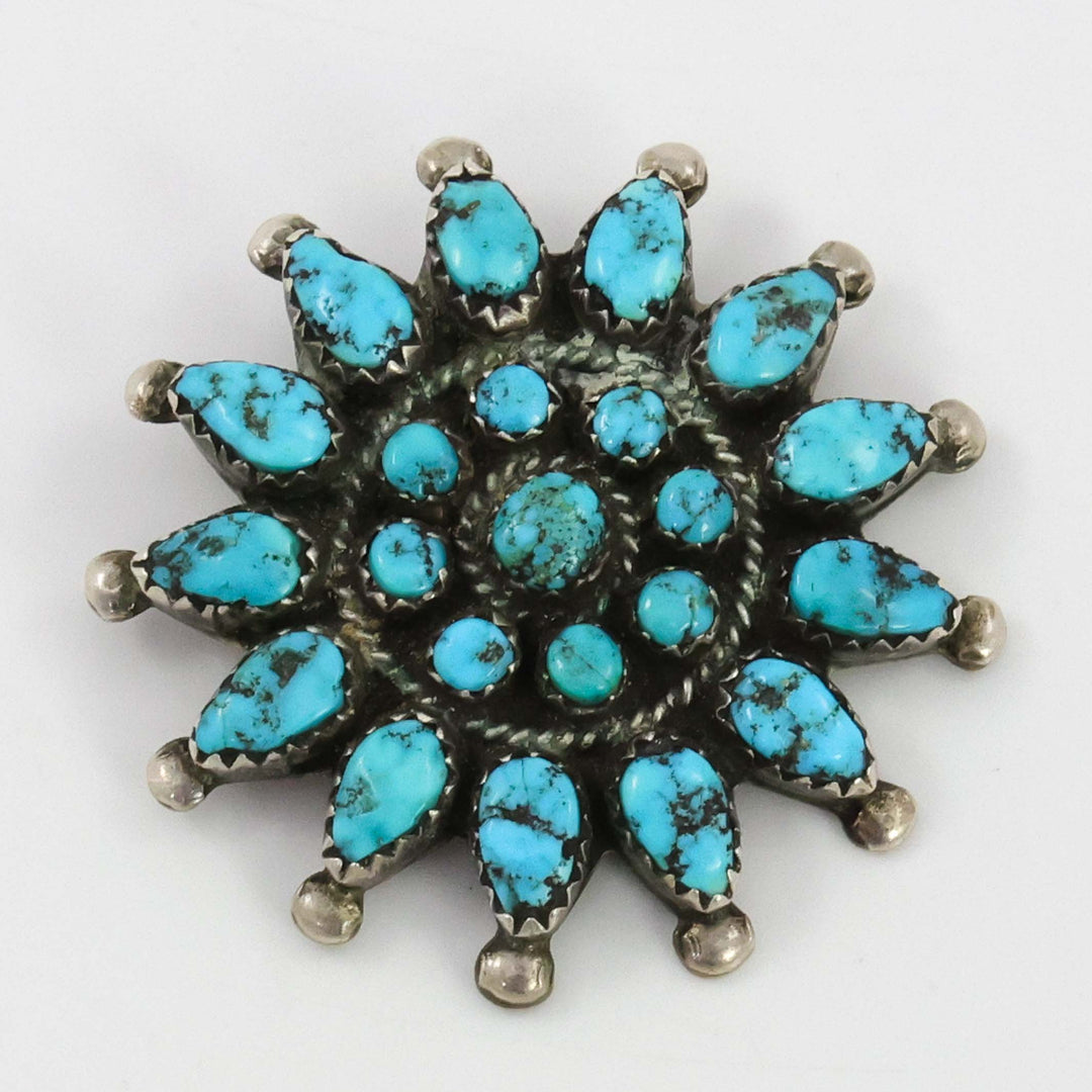 1940s Turquoise Pin